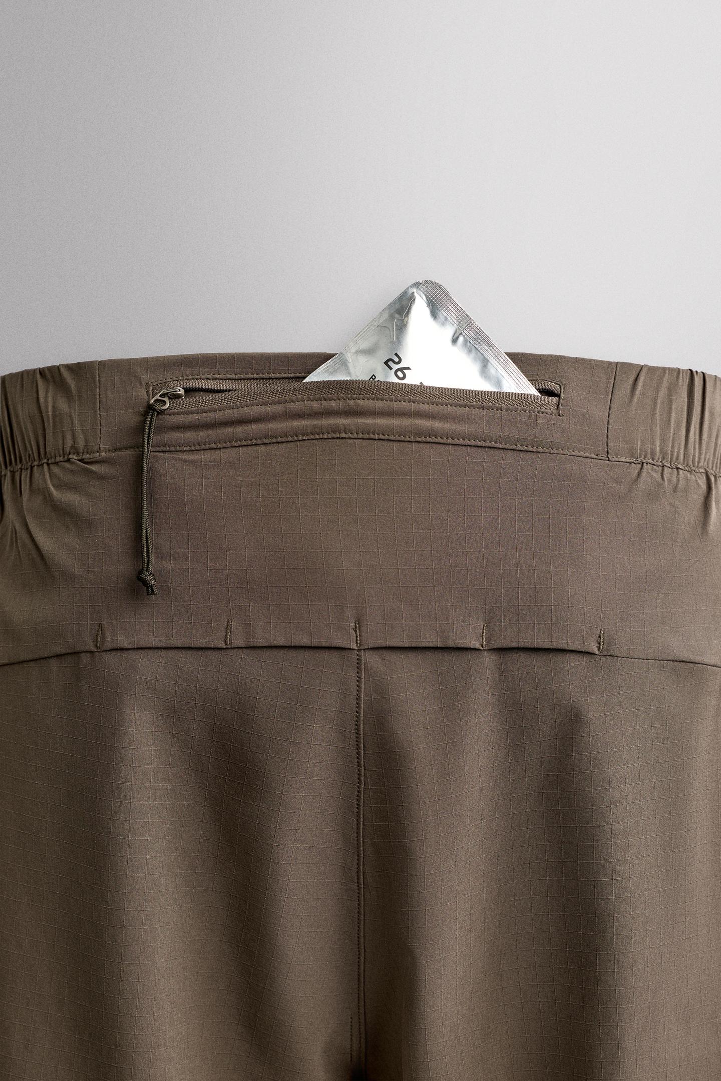 Мужские шорты Zara 9" Training, цвет: Тёмный коричневый — фото 11