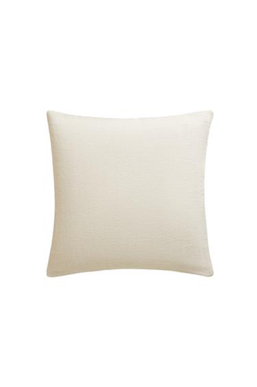 Zara LINEN CUSHION COVER - Sand