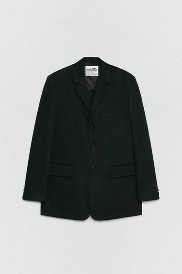 BLAZER TRAJE 릴렉스핏 SOSHIOTSUKI X ZARA - Zara 블랙