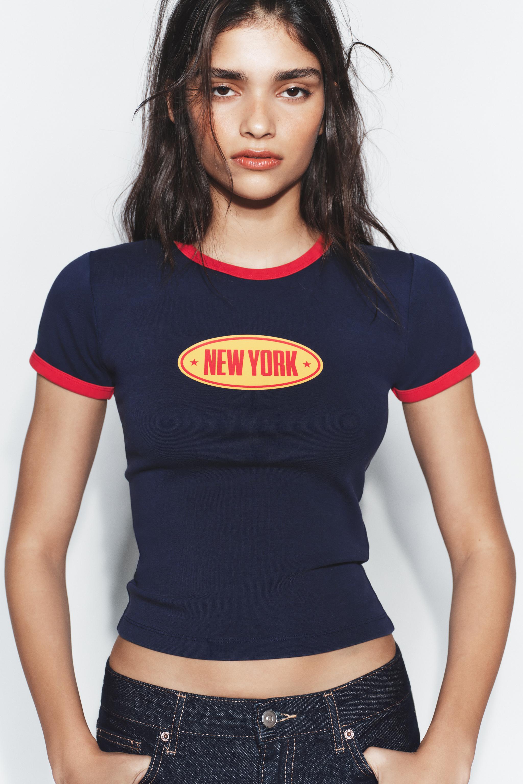Camiseta De Manga Corta Con Bolsillo En El Pecho - PURPURA - Tallas