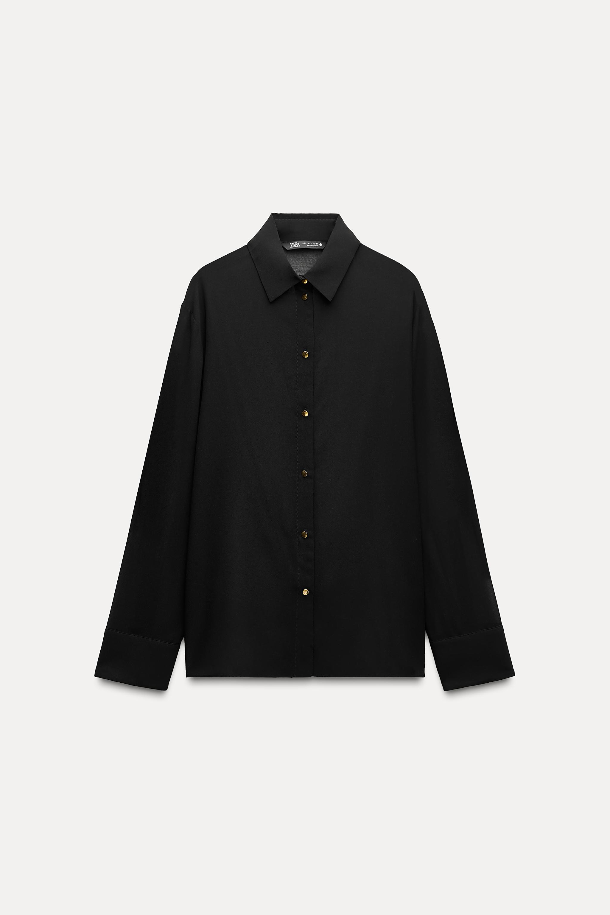 sheer shirt zara