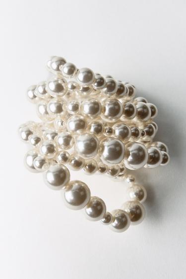 PACK PULSERAS PERLAS -  de Zara