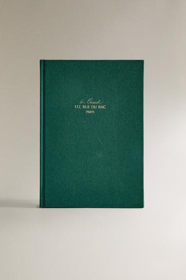 CAHIER VERT COUVERTURE RIGIDE RUE DU BAC - Vert de Zara - Image 0