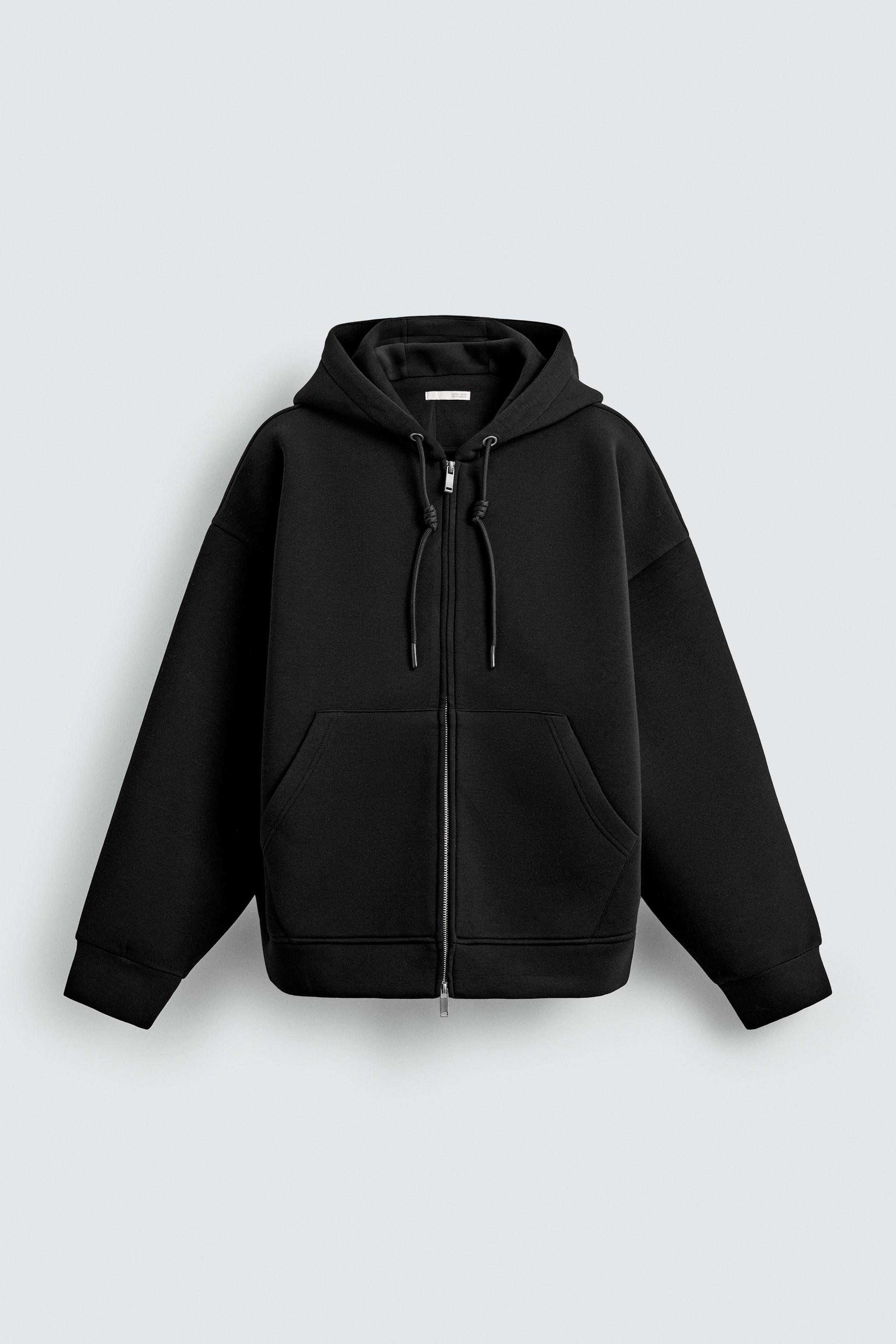 NEOPRENE-EFFECT HOODIE - Main Image
