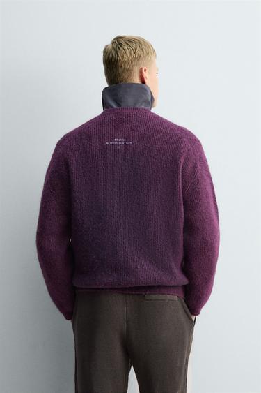 JUMPER LOGOS SPRAY X SR_A - Purple by Zara - Image 3