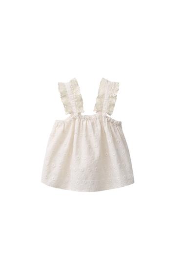 TOP BORDADOS - Crudo de Zara
