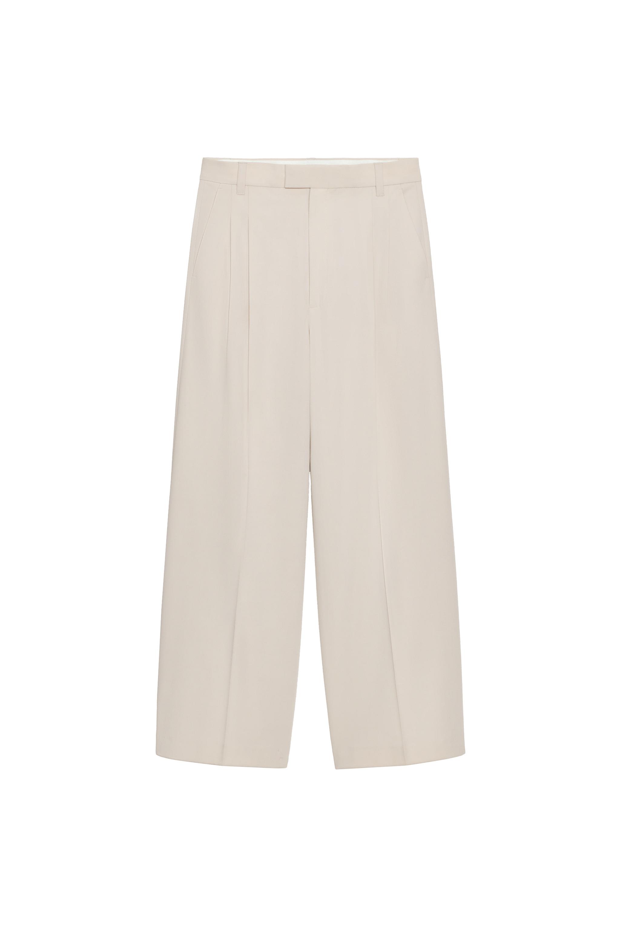 ZW COLLECTION SUIT TROUSERS - Stone | ZARA South Africa