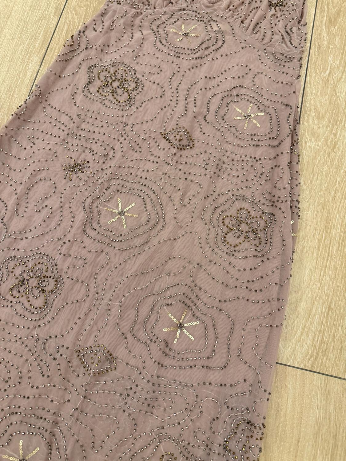MIDI DRESS WITH BEADS - Image 5
