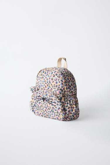 ANIMAL PRINT BACKPACK - Pink by Zara - Image 1