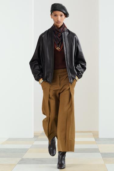 Zara KRN PNT - Dark camel - Image 0