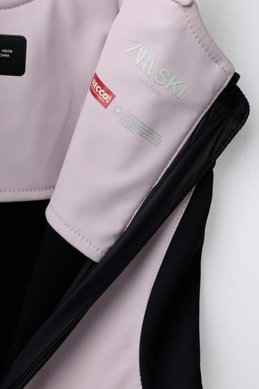 SALOPETTE WATER RESISTANT ET COUPE-VENT SYSTÈME RECCO® COLLECTION SKI - Rose pastel de Zara - Image 2