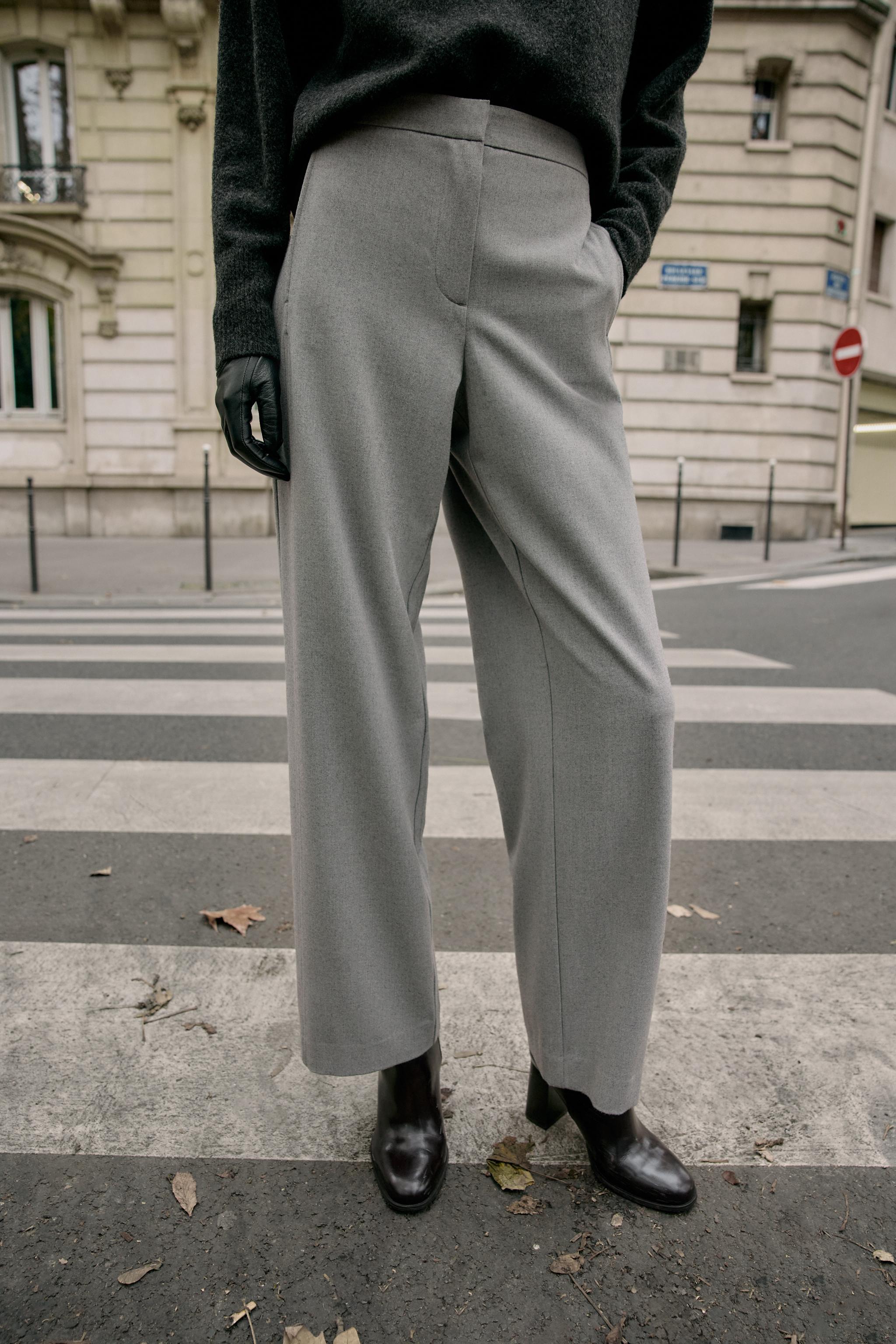 PANTALON DROIT TAILLE NORMALE