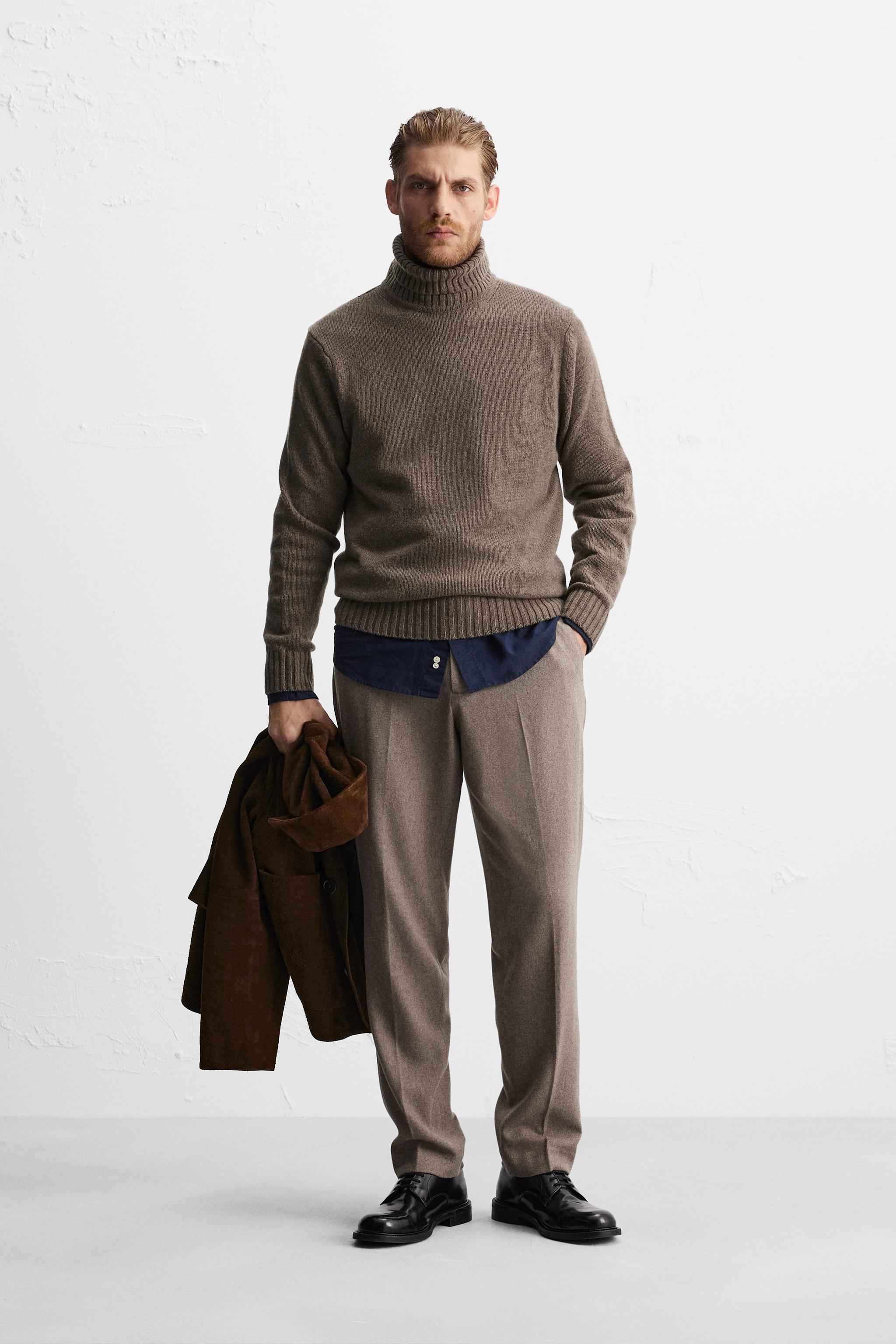 Pantalones Marrones de Hombre ZARA Estados Unidos