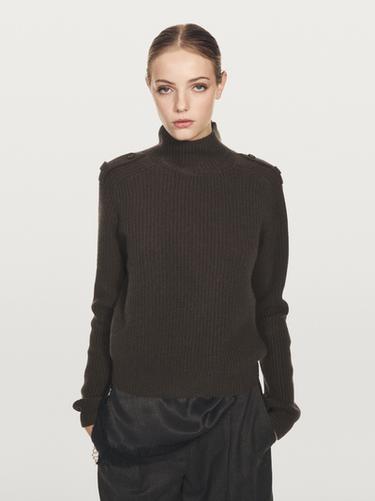Jersey de punto detalle hombro - Plomo de Zara