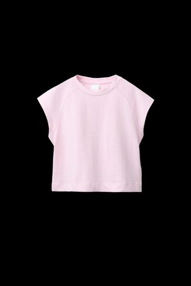 PLAIN T-SHIRT - Pink by Zara - Image 0