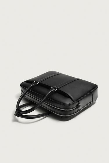 TEXTURED BRIEFCASE — Black 2
