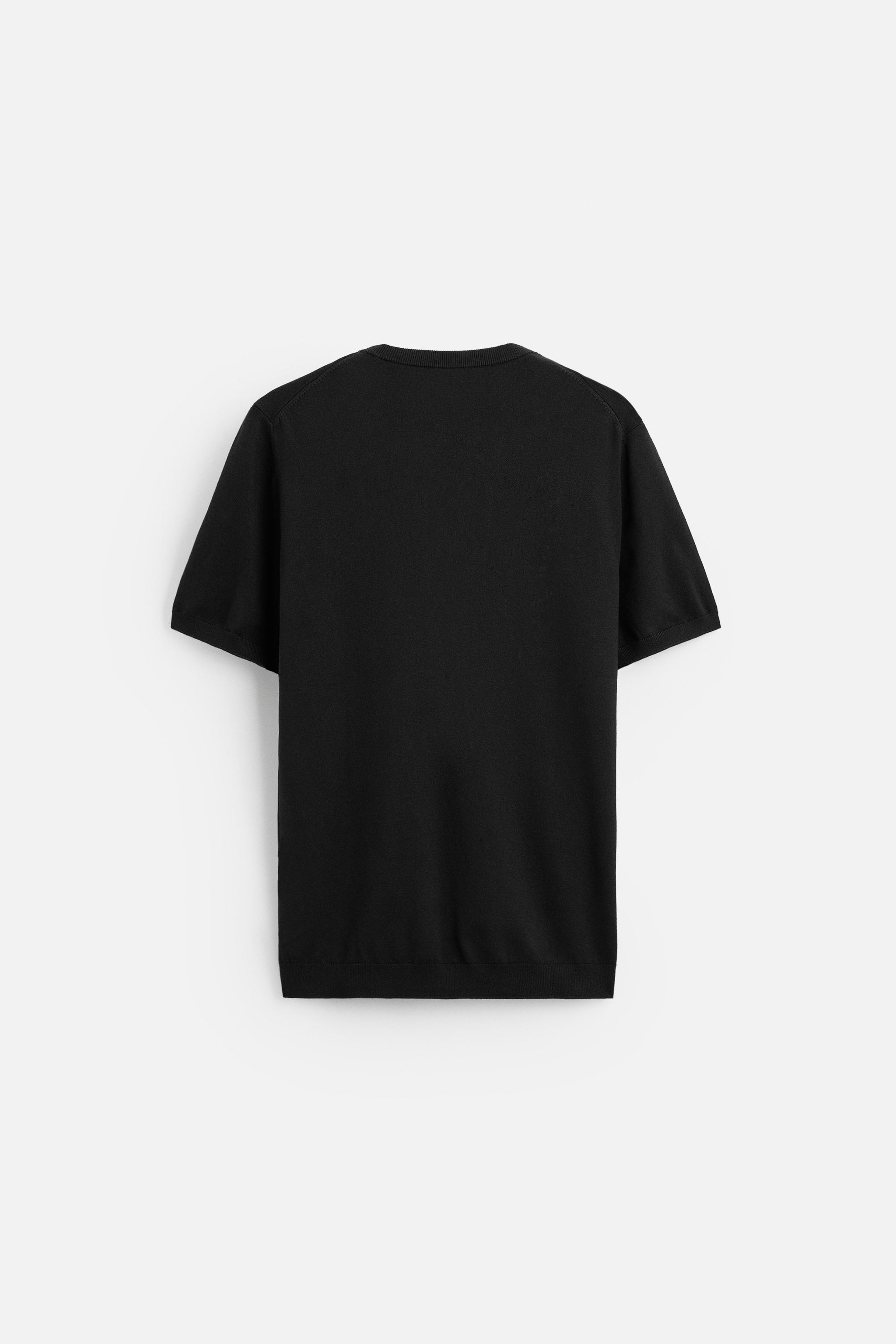 【ZARA】フルイドニットTシャツ ストライプ | 0304/406/104 フルイドニットTシャツ - ストライプ | ZARA Japan / 日本