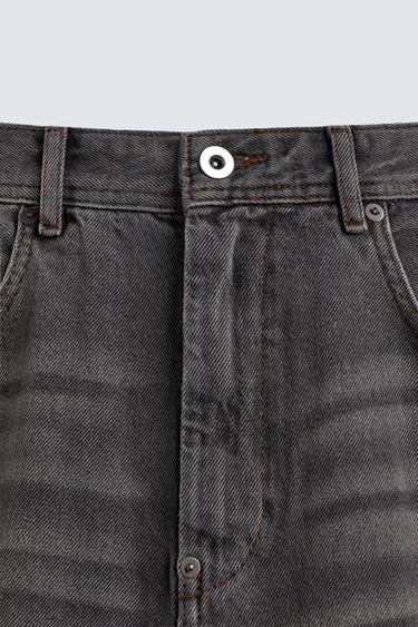 JEAN COUPE DÉCONTRACTÉE - Charbon de Zara - Image 8