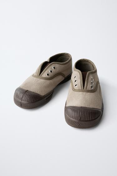 BENSIMON ® X ZARA CORDUROY SNEAKERS - Beige by Zara - Image 2