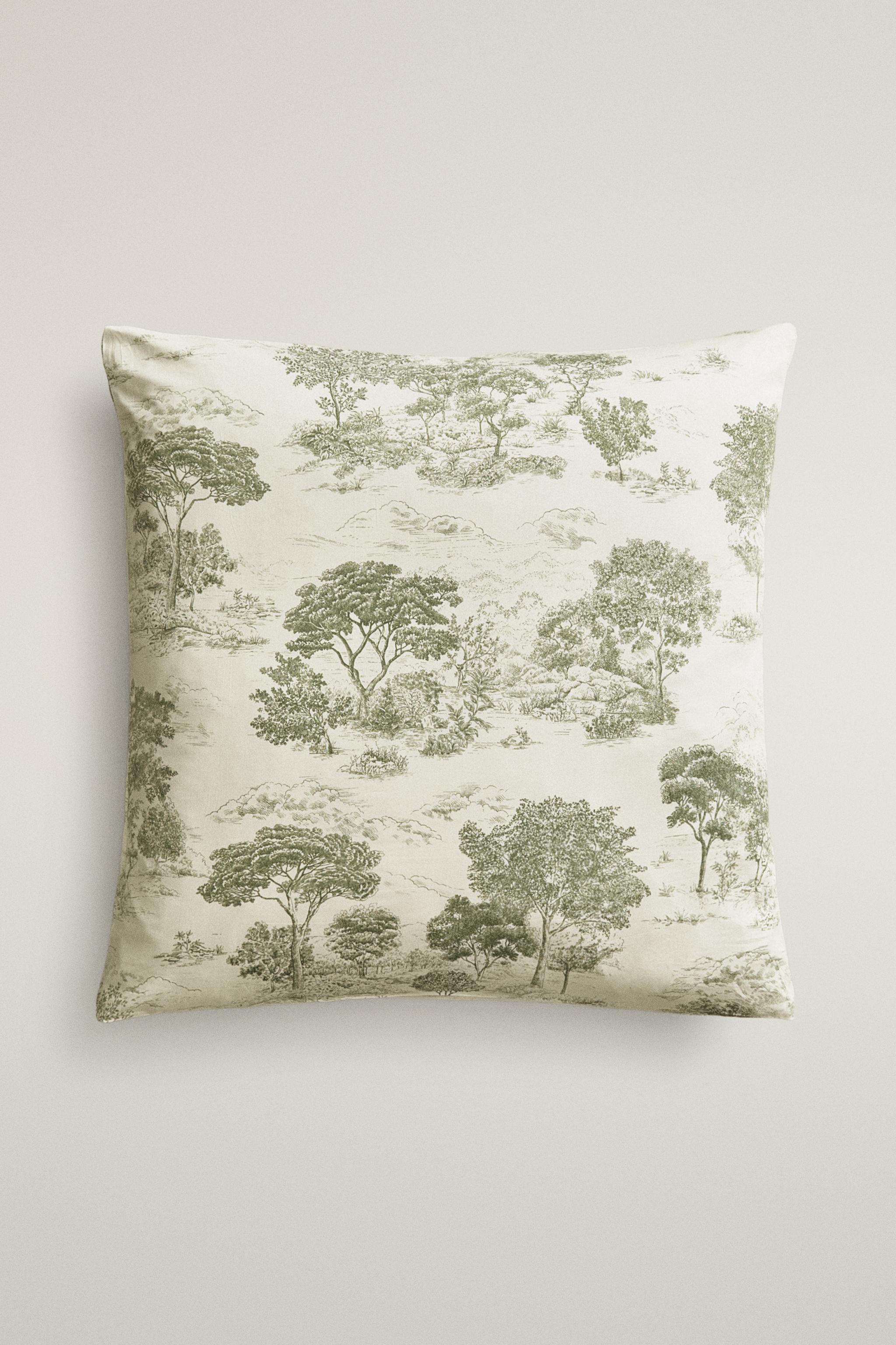 TOILE DE JOUY SATEEN PILLOWCASE (300 THREAD COUNT)