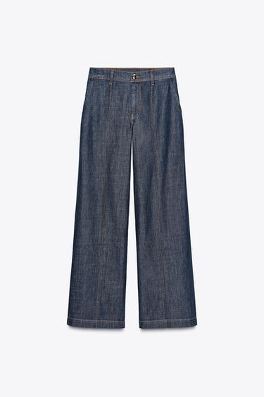 JEAN Z1975 WIDE LEG NERVURE - Bleu de Zara - Image 4