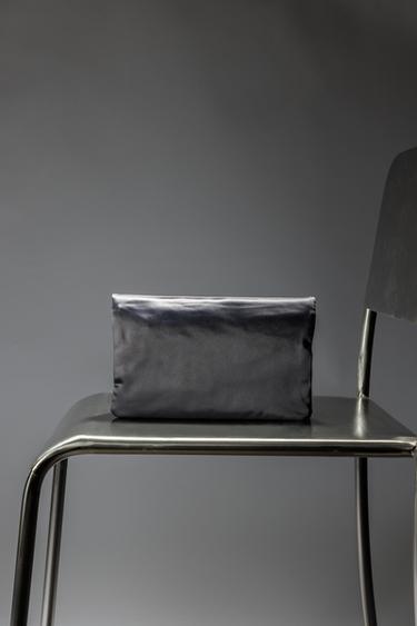 SATEEN OBJECT HOLDER WASH BAG - Navy Blue by Zara - Image 6