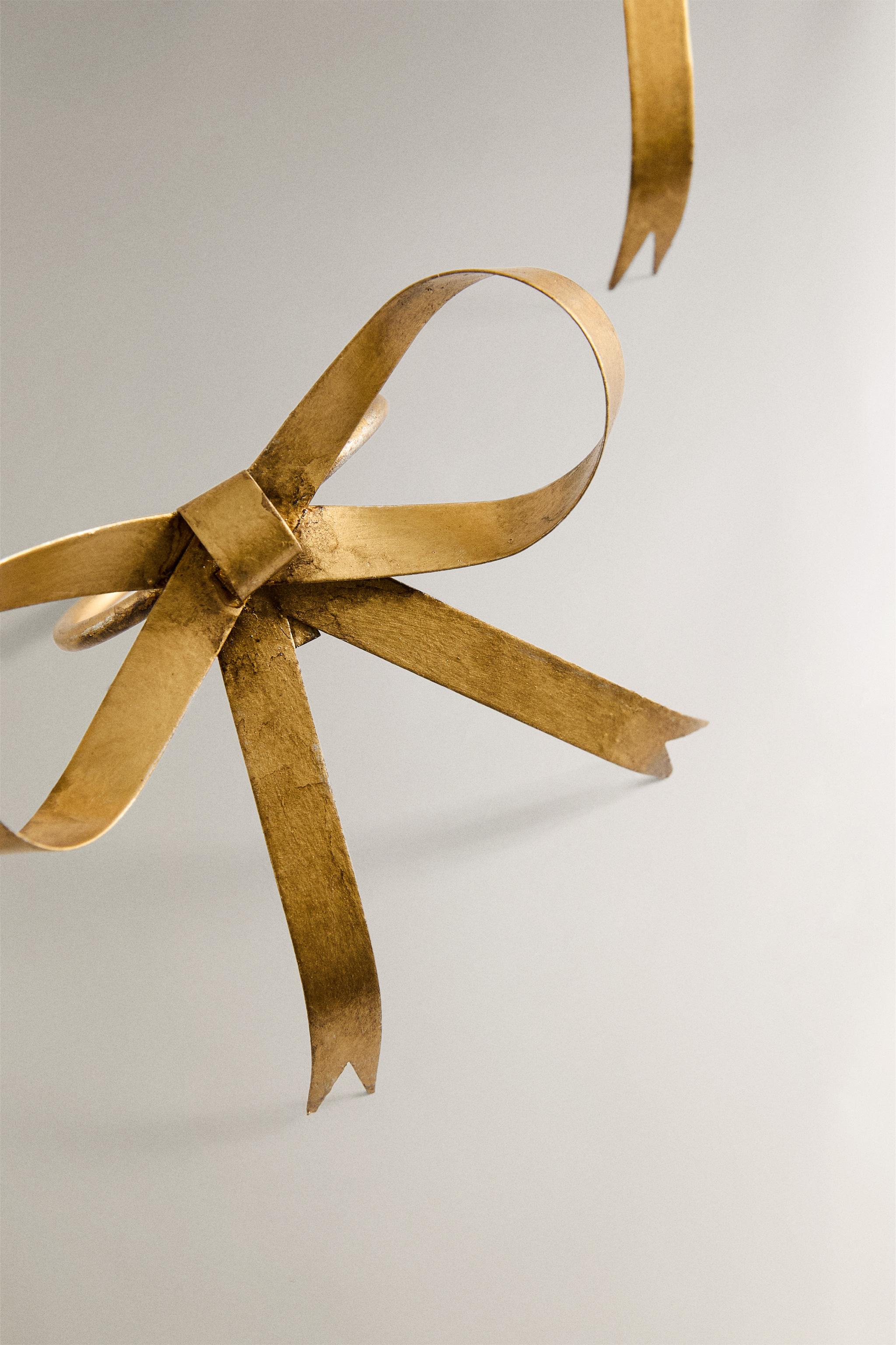 SET OF CHRISTMAS BOW NAPKIN RINGS (SET OF 2)