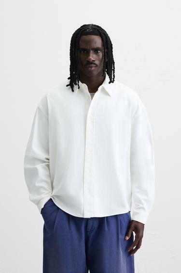 RELAXED FIT SHIRT - White by Zara