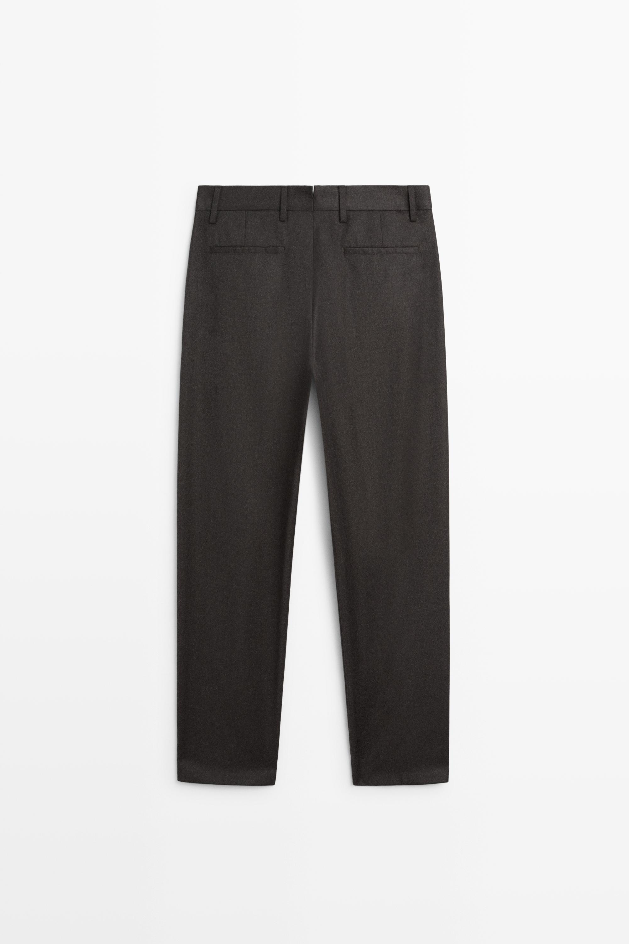 100% wool suit pants