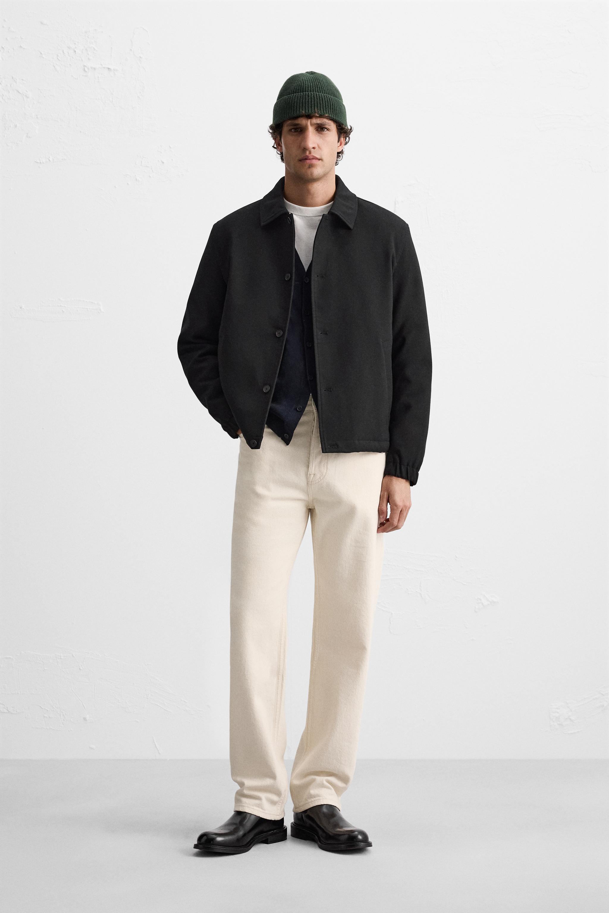 Petit Chemisier Superposé Noir Et Blanc Zara - Occasion Très Bon état