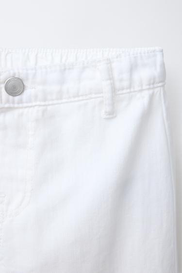 PANTALON WIDE LEG FLUIDE - Blanc de Zara - Image 2