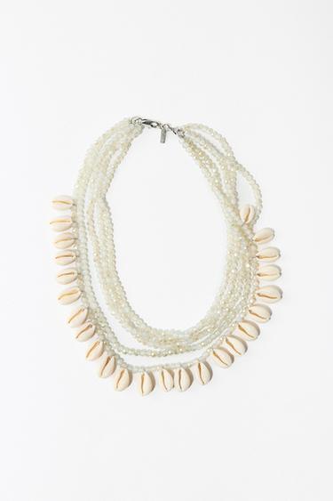 KETTING MET GLANZENDE SCHELPEN - 990 van Zara