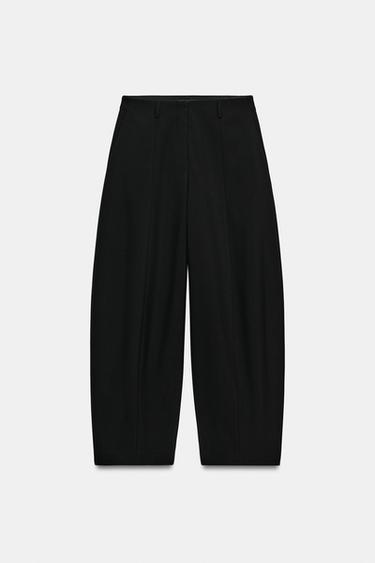 PANTALON BALLOON ZW COLLECTION - Noir de Zara - Image 4