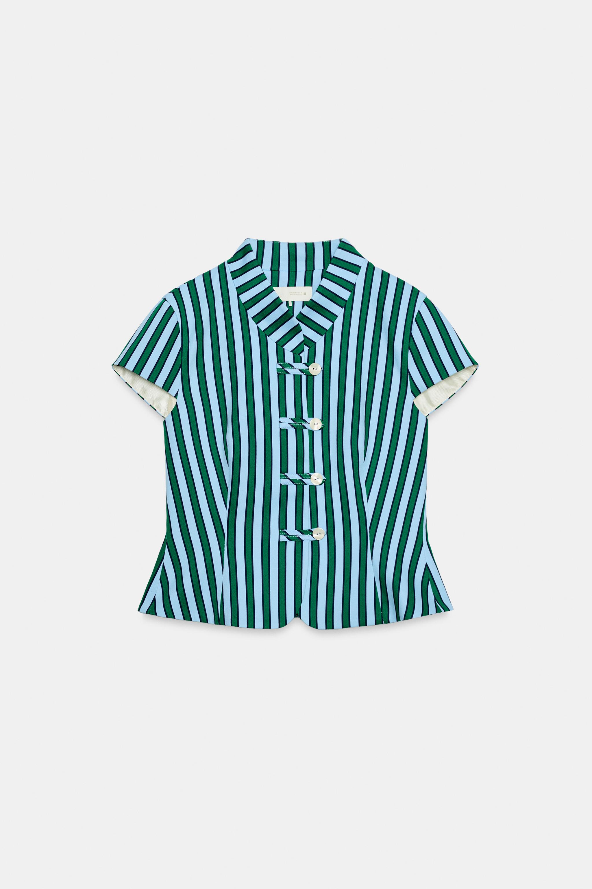 STRIPED FROG FASTENING TOP