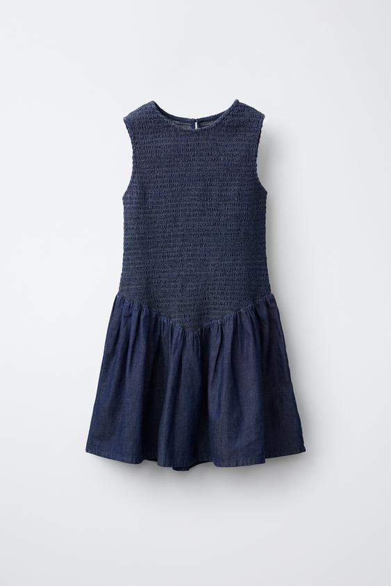 RUCHED DRESS - Blue by Zara - Image 0