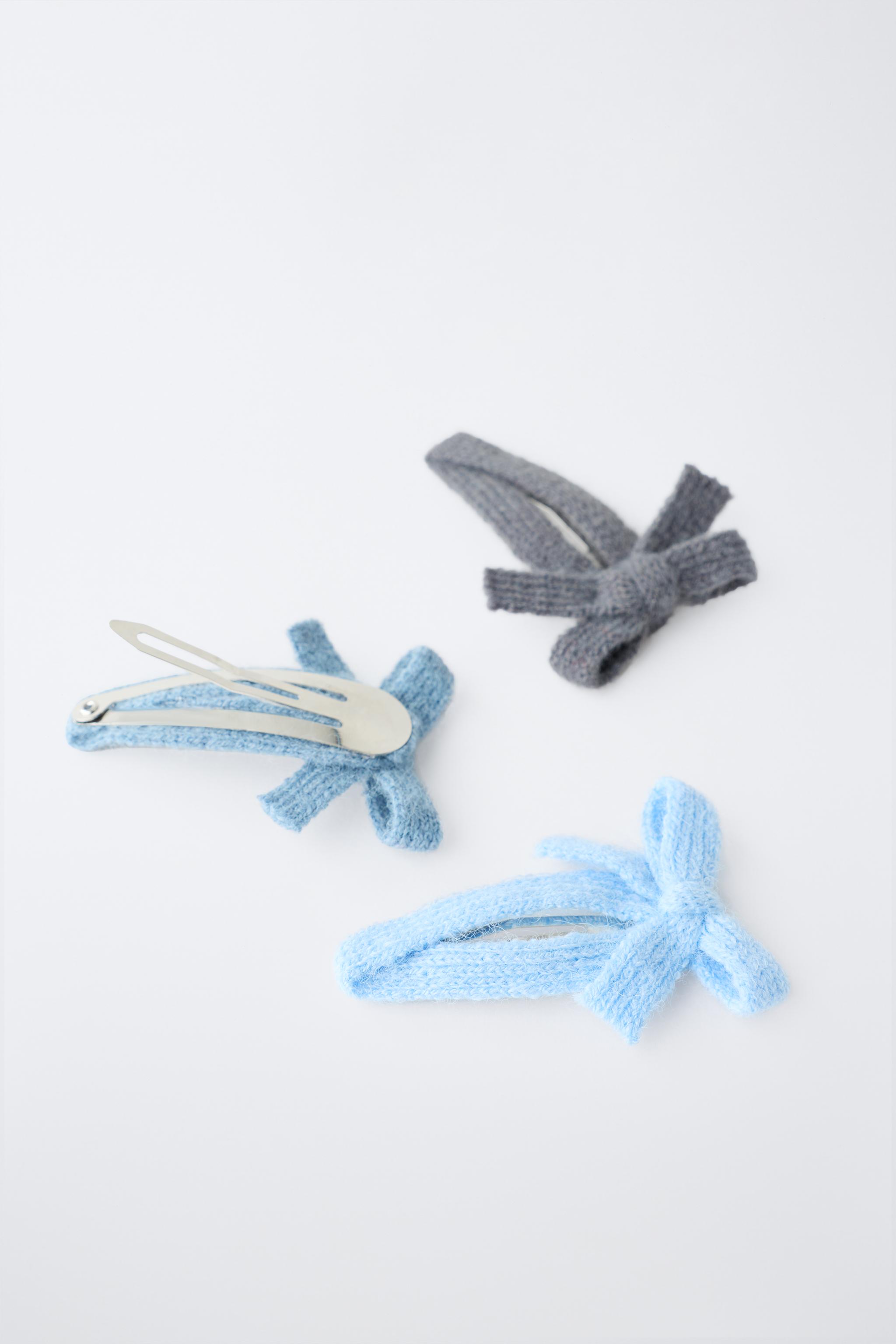 3-PACK OF BOW HAIR CLIPS