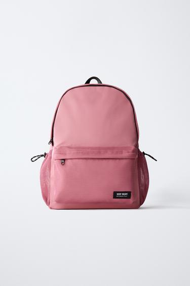 SCHOOL MESH BACKPACK - Pink by Zara