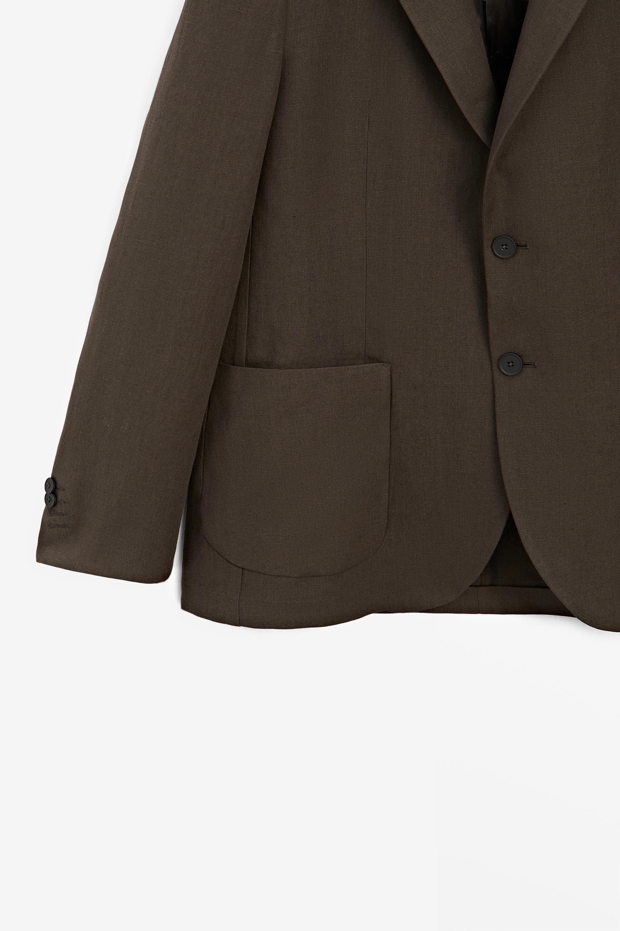 Linen suit blazer