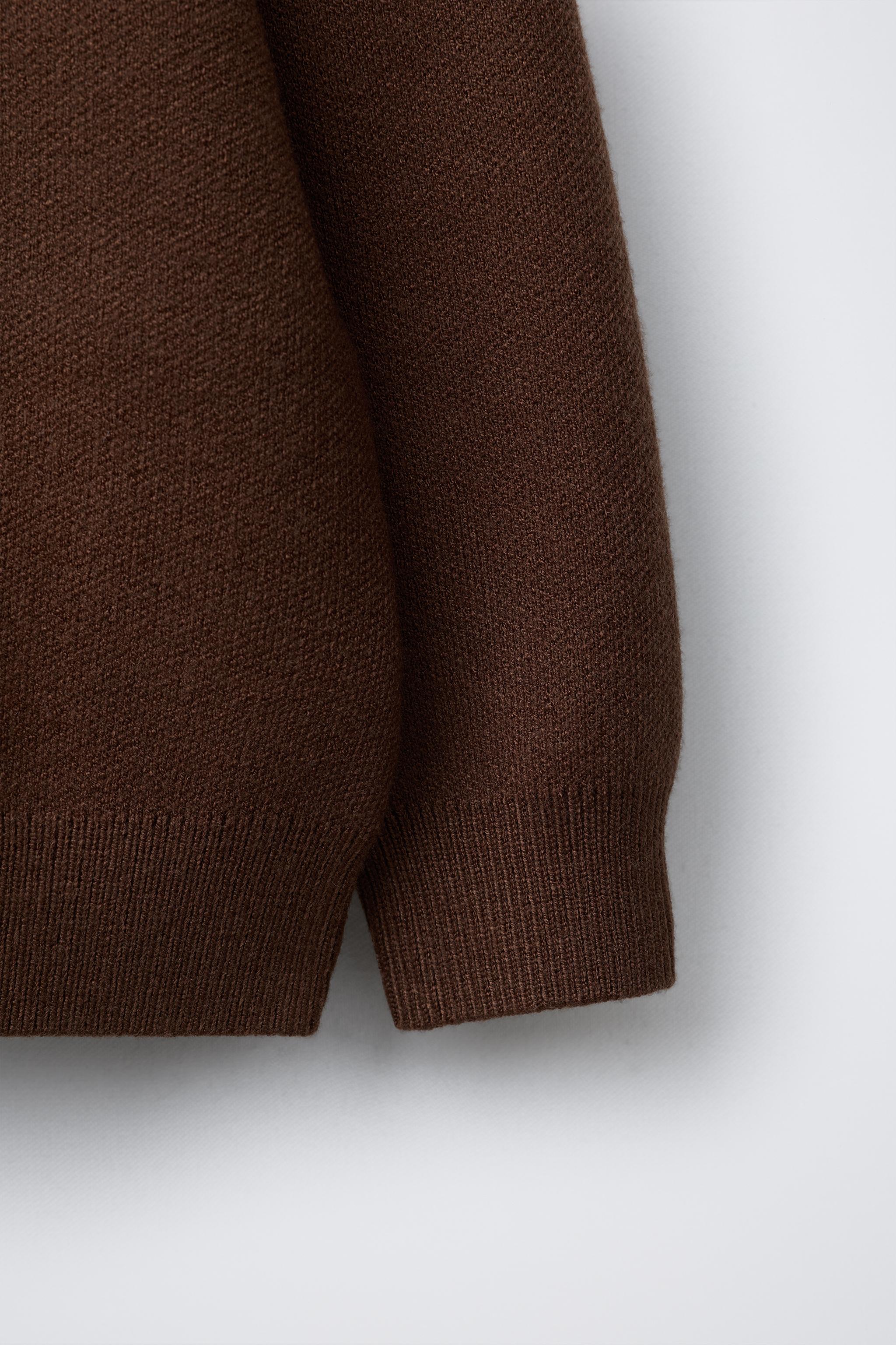 KNIT POLO SWEATER
