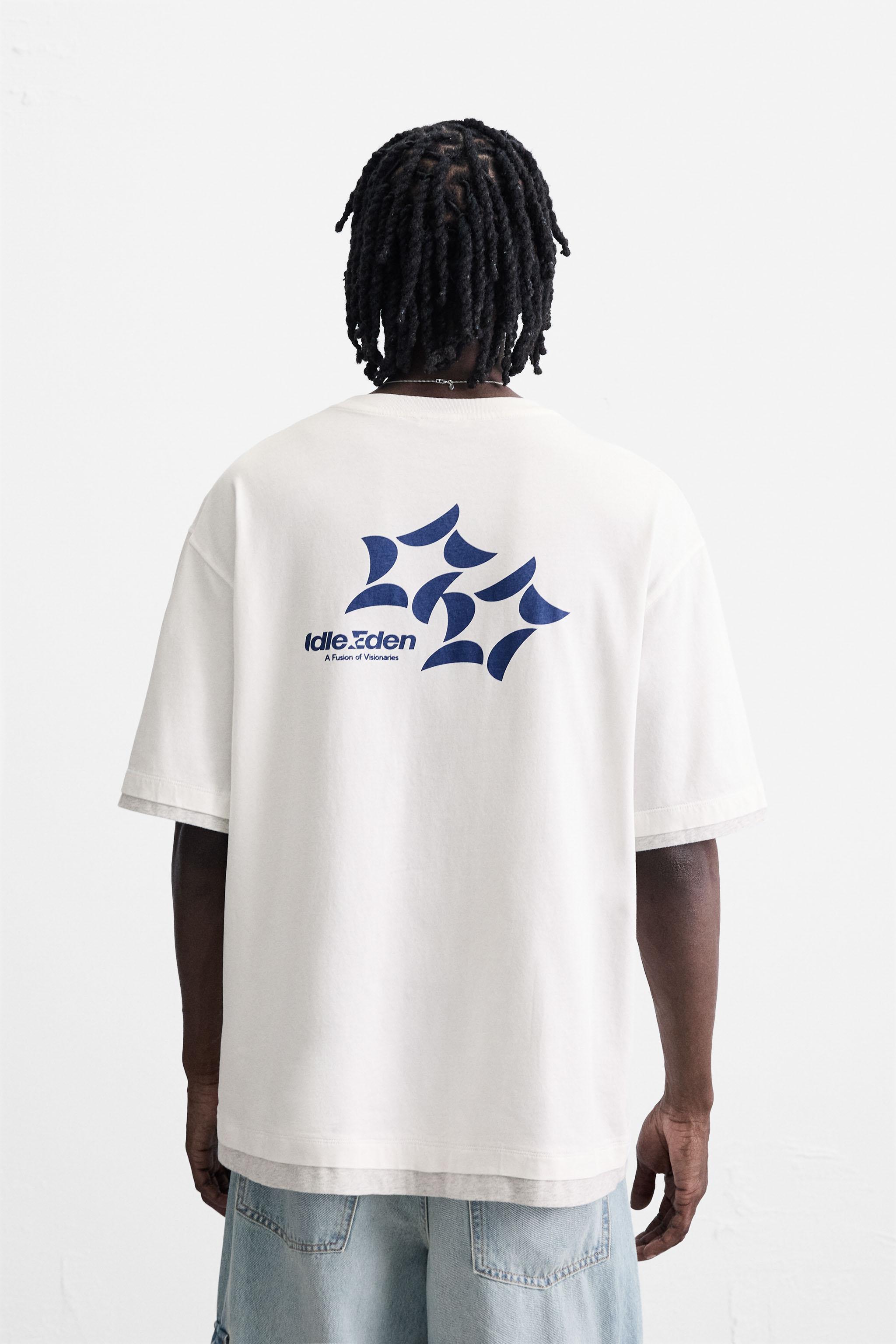 TEXT PRINT T-SHIRT - White | ZARA United States