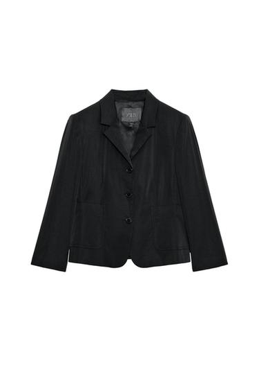 BLAZER BOLSILLOS ZW COLLECTION - Negro de Zara