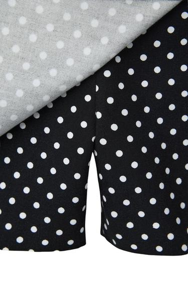 BERMUDA-ROCK MIT PUNKTE-PRINT - Schwarz von Zara