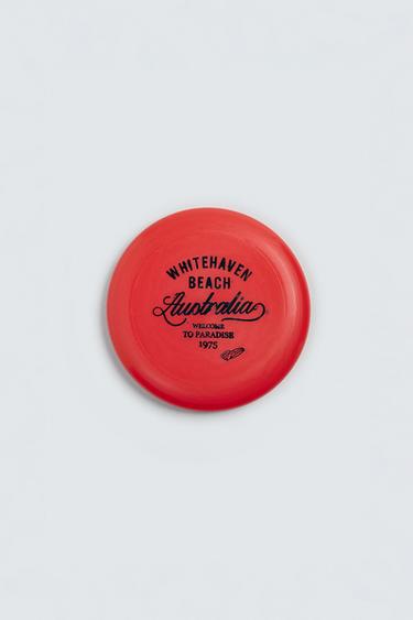 Zara GRAPHIC PRINT FRISBEE - Red