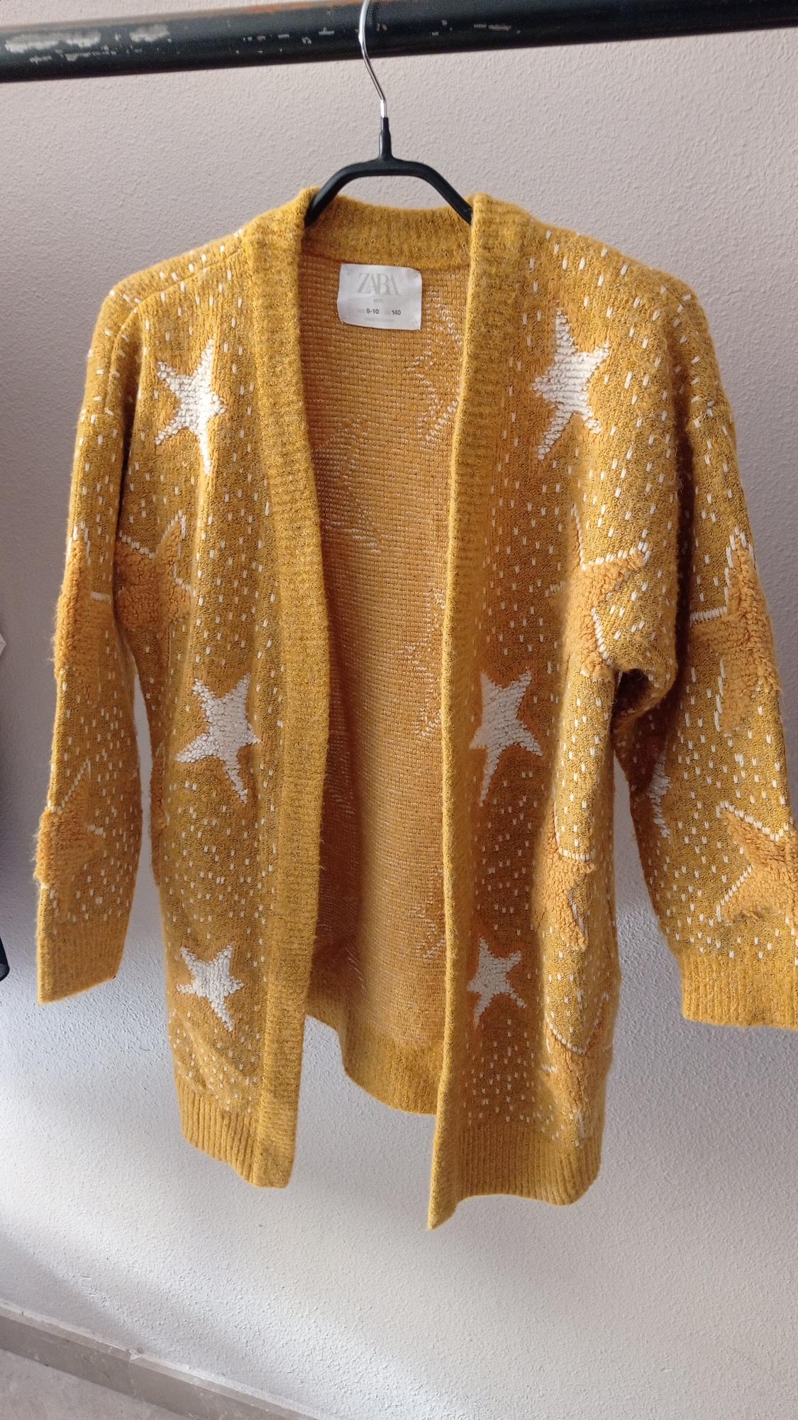 STAR PRINT KNIT CARDIGAN