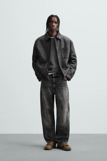 SOBRECAMISA DOBLE FAZ - Negro de Zara - Imagen 0