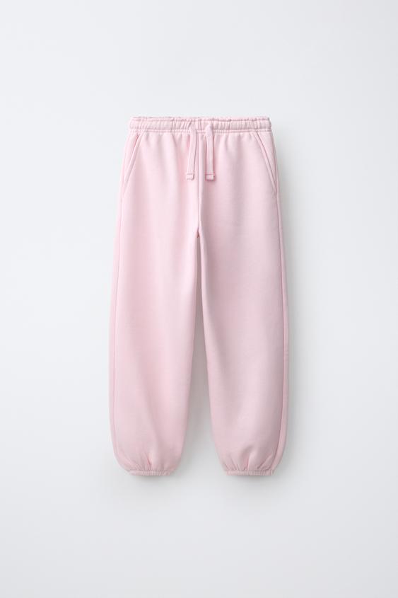 SWEATSHIRT JOGGING TROUSERS - Pink by Zara - Image 0
