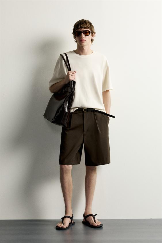 SOFT RELAXED FIT T-SHIRT - Oyster-white de Zara - Imagen 0