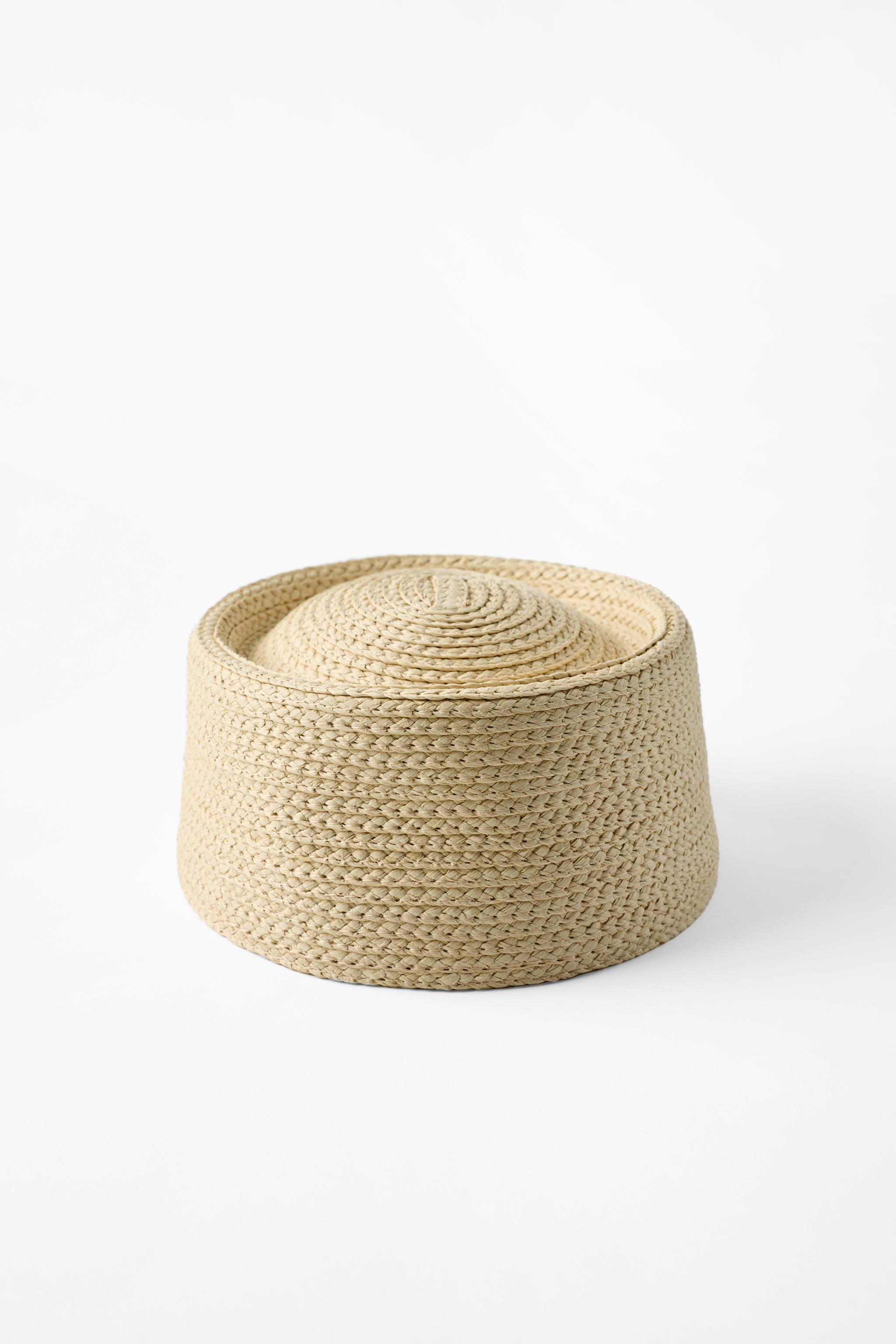 COMBINED CAP HAT — Light beige
