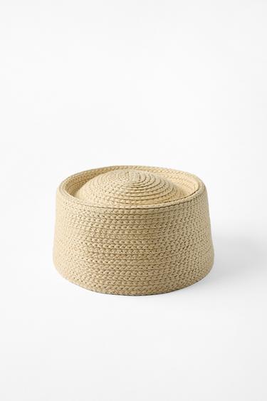 PLAIN SKULLCAP BEANIE - Light beige by Zara