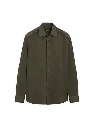 Zara Slim fit 100% linen shirt - 546